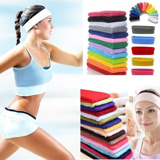 Sport Sweat Sweatband Headband Yoga Gym Stretch Band Hair (1)
