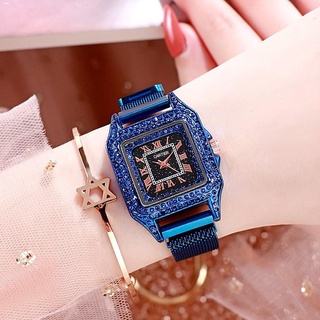 Buckles™♕♈COD korean style Women's Diamond Women Magnet Lock Buckle Strap Watch #2
