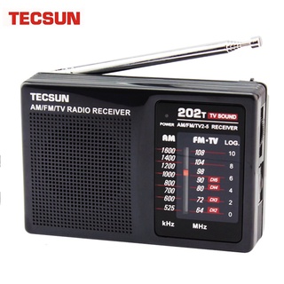 Original Tecsun Brand Tescun R-202T Radio FM MW TV Radio Mini Radio VS Tecsun DE13 radio