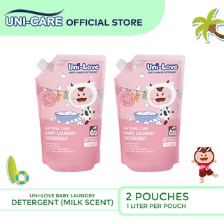 UniLove Baby Laundry Detergent 1L (Milk Scent) Pack of 2