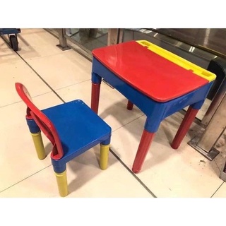 ◆Children's table and chair set baby table game table learning table with chair kindergarten table