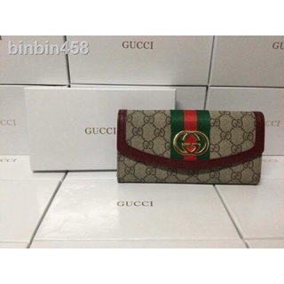 New in 2021✥✼✱Cyc ggucci trifold Wallet long size /box