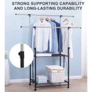 【spot】 SAMPA Stainless Double Pole Double Rack