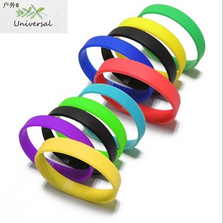mask bracket┇☢[COD]Silicone Rubber Wristband Flexible Wrist Band Cuff Bracelet Sports Bangle