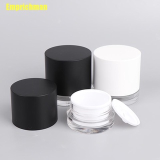 [[Emprichman]] Pump Jars Empty Refillable Bottles Travel Face Cream Lotion Cosmetic Container