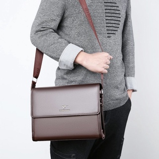Brand Kangaroo Men's Bag Messenger Business Shoulder Casual Large-Capacity Briefcase Fashion Backpack Men Leather Nsgsb
