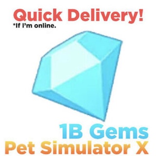 Pet Simulator X 1 Billion Gems/Diamonds SALE