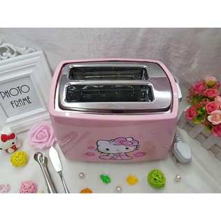COD Pink Hello Kitty Bread Toaster 220V (4)