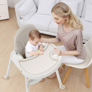 SIV Foldable High Chair Booster Seat For Baby Dining Feeding, Adjustable Height & Removable Legs (1)