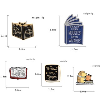 (NEW) Book Related Brooches Enamel Pin (4)