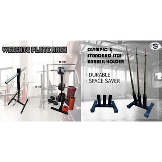 PLATE RACK AND BARBELL HOLDER heavy duty/ Space saver