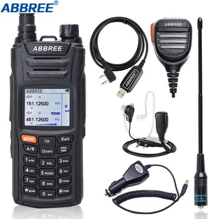 ABBREE AR-F6 Portable Walkie Talkie Multi-Band Multi-functional VHF UHF DTMF 999CH VOX DTMF SOS Scan