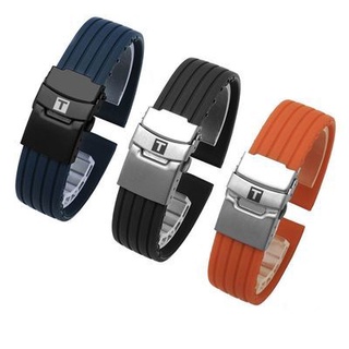Tissot Silicone Strap Le Locle Men's Rubber Watch Strap T41 Soft Sports Waterproof Bracelet 19 20 21mm