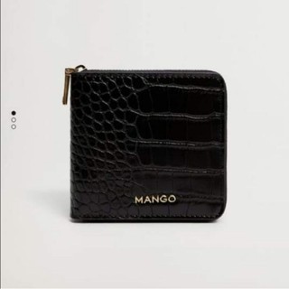 MANGO Croc-effect purse
