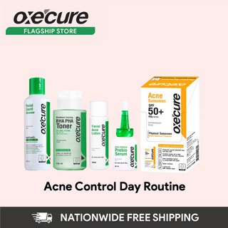 OXECURE Acne Clear Day Routine