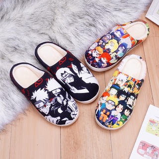 Slippers For Men Women Kids Monokuma Anime Cute Indoor Shoes Itachi Kakashi Sasuke Cosplay Sasuke