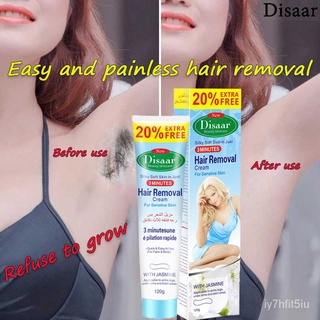 【Hot SALE】DISAAR Hair Removal Cream【120g】 Gentle Painless Whole Body Hair Removal Fast Hair Removal
