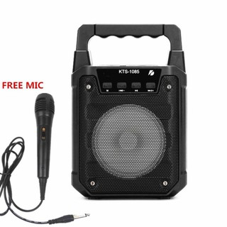 Super Bass Karaoke Portable Wireless Bluetooth Speaker With Mic fm