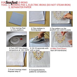 【seafeel】✌【COD】3D Lion Sticker Patch DIY Iron On Transfer Applique Clothes Fabric Craft (3)