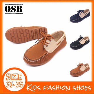 P885-2 Boys Fashion Kids Shoes Topsider (1)