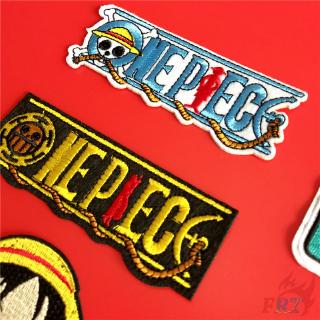 ❉ Anime - ONE Piece Patch ❉ 5Pcs/set Diy Sew On Iron On Badges Patches Bag Cap Shoes Accessories (9)