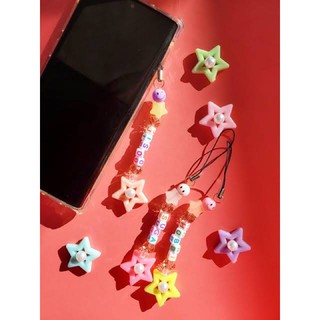 Customized Beaded Phone Keychain Cute Aesthetic Pastel (2)
