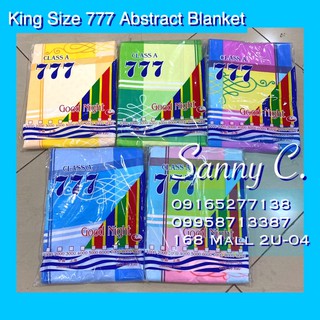 Sanny C. | King Size 200*230cm 777 Abstract Blanket/ Kumot