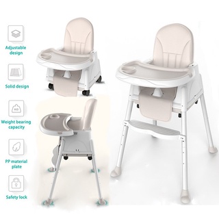 【COD】 【COD】Baby High Chair Feeding Chair With Compartment Booster Toddler High ， （1-10 Year Old） (3)