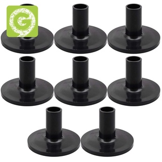 8Pcs Cymbal Sleeves 38x26mm Black Drum Cymbal Sleeves Replacement