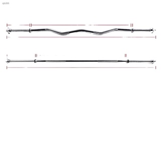 ∏☄Curl 120CM(4 FT) Standard Long Barbell Bar with 2 Spin Lock Collars Ready Stock COD