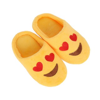 Cotton Kids Fashion Indoor Soft Bottom Cute Expression Casual Slippers