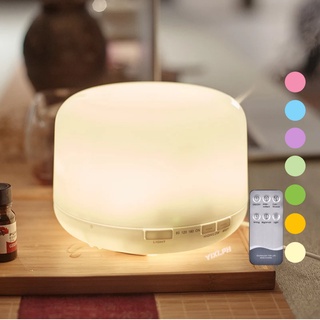 500ml 7LED Air Humidifier Color Aromatherapy Essential Oil Diffuser Ultrasonic For AIr Purify