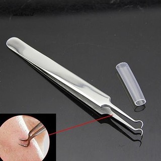 ✡Curved Stainless Steel Blackhead Acne Pimple Clip Remover Face Cleaner Tool