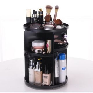 360'Rotating makeup organizer storage makeup organizer plastic (1)
