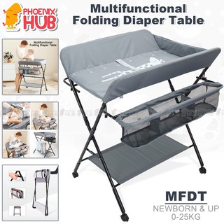 Phoenix Hub MFDT Newborn Baby Kids Foldable Diapers Changing Table Folding Type Pampers Tables
