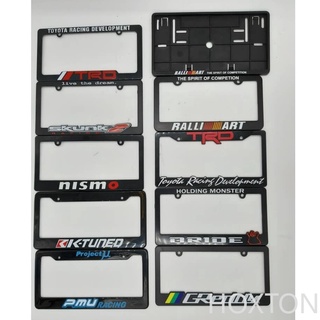 【Ready Stock】⊙☜FCL COVER RALLIART/TRD/BRIDE/K-TUNED/GREDDYNISMO/SKUNK2/PROJECT AND 3D NUMBER PLATE L (2)