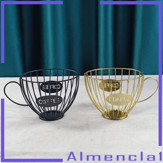 【🆕Handa na Stock】[ALMENCLA1] Coffee Pod Holder and Organizer Mug Coffee & Espresso Pod Holder Golden