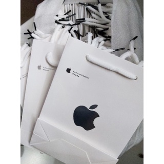 Apple Paper Bag 7x5inches thick with logo