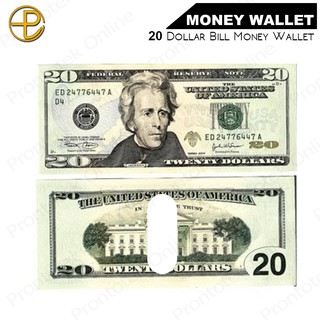 20 Dollar Bill Money Wallet