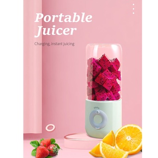 Portable 300ML Juicer Fruit Extractors Wireless Automatic Mini USB Rechargeable Juice Cup Blender