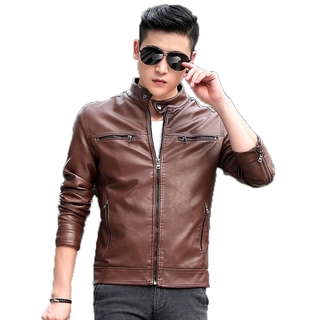 Leather Jacket For Men New Classic Korean Leather Jacket (8)