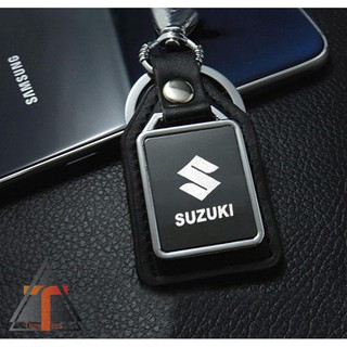 CK-05 SUZUKI Car Keychain High Grade Genuine Leather and Metal