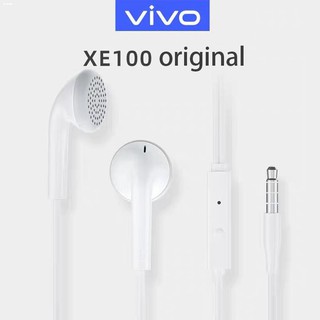 Pagbebenta ng clearance new products㍿☍VIVO XE 100 3.5mm Jack Earphones Vivo With Microphone Mic Head