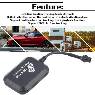 【COD】【Ele】Mini Realtime GPS Car Tracker Locator GPRS GSM Tracking Device (1)