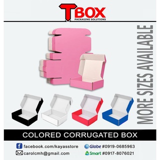 gift boxgift pen❦ON HAND Carton box corrugated cardboard packaging PINK/ WHITE | BLACK/Kraft Mailer
