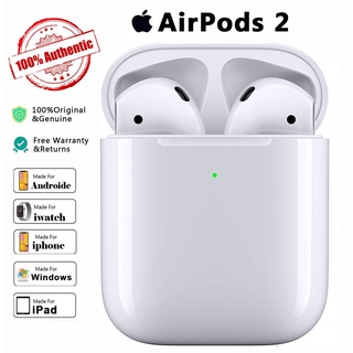 【READY STOCK 】Airpods 2 Gen 2nd Wireless Earphone Earbuds Active noise reduction one year warranty
