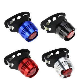 Aluminum Bicycle Cycling Front Rear Tail Helmet Red White LED Flash Lights Safety Warning Lamp Cycli