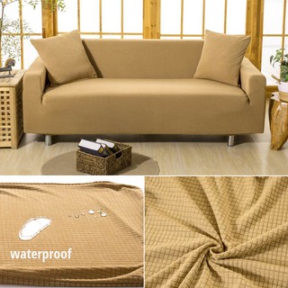 Waterproof 1/2/3/4 L Seate Sofa Cover Fleece strech Slipcover