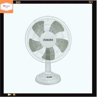 RiChaYsa Desk Fan Electric Fan 5 Leaf Blade 16 Inches DF260