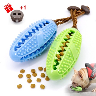 Dog Toothbrush Chew Toy Pet Treat Food Dispenser Dental Care Teeth Cleaning Toys